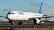 Air Astana Airbus A321-231 (P4-OAS) at  Amsterdam - Schiphol, Netherlands