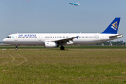 Air Astana Airbus A321-231 (P4-OAS) at  Amsterdam - Schiphol, Netherlands