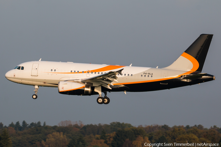 (Private) Airbus A319-133X CJ (P4-RLA) | Photo 193414