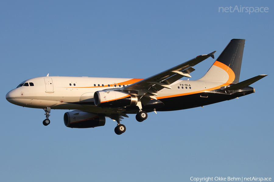 (Private) Airbus A319-133X CJ (P4-RLA) | Photo 38670