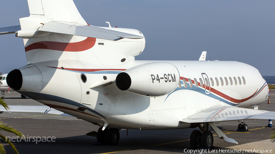 (Private) Dassault Falcon 7X (P4-SCM) | Photo 353387
