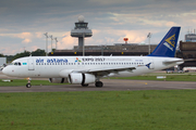 Air Astana Airbus A320-232 (P4-VAS) at  Hannover - Langenhagen, Germany