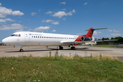 Air Hollandia Fokker 100 (PH-ABW) at  Maastricht-Aachen, Netherlands