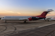 Air Hollandia Fokker 100 (PH-ABW) at  Maastricht-Aachen, Netherlands