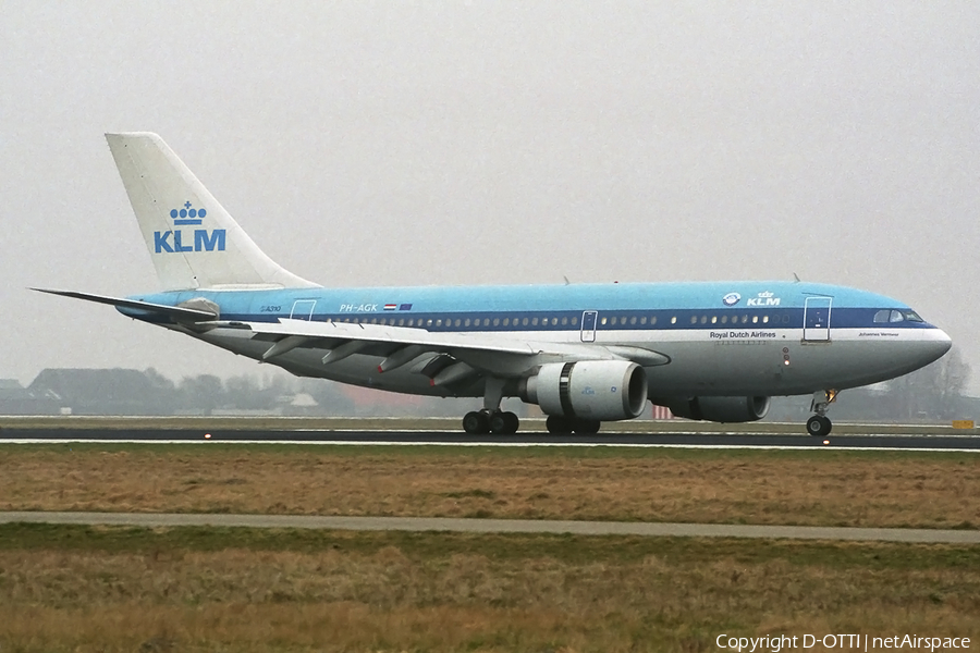 KLM - Royal Dutch Airlines Airbus A310-203 (PH-AGK) | Photo 145859