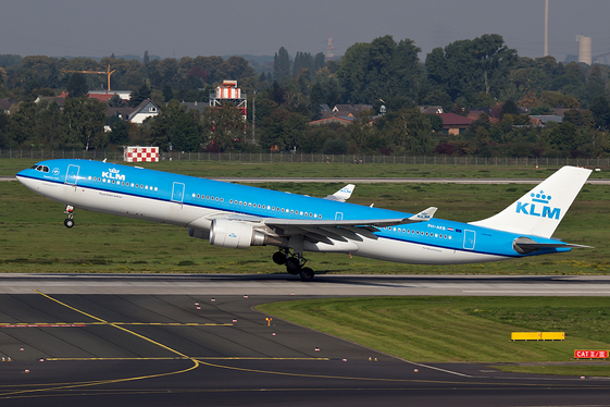 KLM - Royal Dutch Airlines Airbus A330-303 (PH-AKB) at  Dusseldorf - International, Germany
