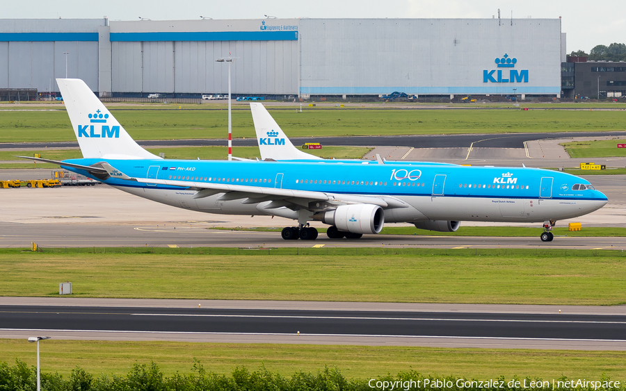 KLM - Royal Dutch Airlines Airbus A330-303 (PH-AKD) | Photo 350044