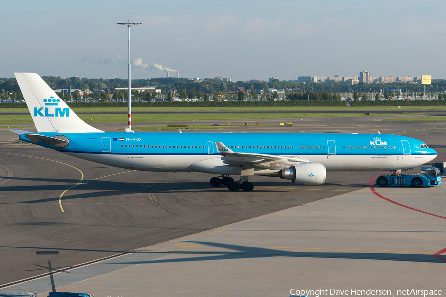 KLM - Royal Dutch Airlines Airbus A330-303 (PH-AKD) | Photo 95493