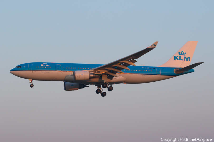 KLM - Royal Dutch Airlines Airbus A330-203 (PH-AOB) | Photo 155146