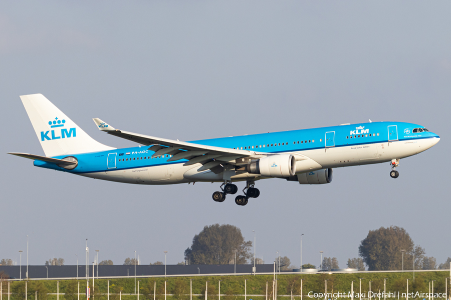 KLM - Royal Dutch Airlines Airbus A330-203 (PH-AOC) | Photo 505038
