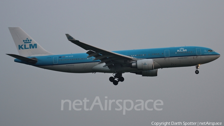 KLM - Royal Dutch Airlines Airbus A330-203 (PH-AOK) | Photo 216494