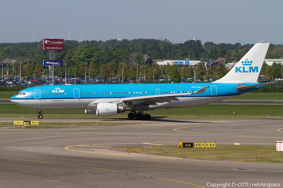 KLM - Royal Dutch Airlines Airbus A330-203 (PH-AOK) | Photo 358498