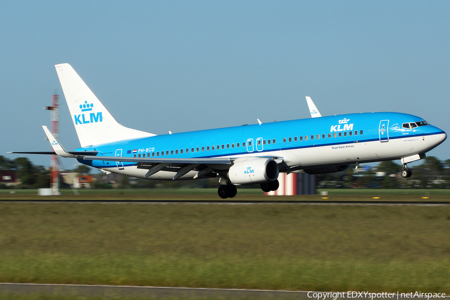 KLM - Royal Dutch Airlines Boeing 737-8K2 (PH-BCD) | Photo 291583