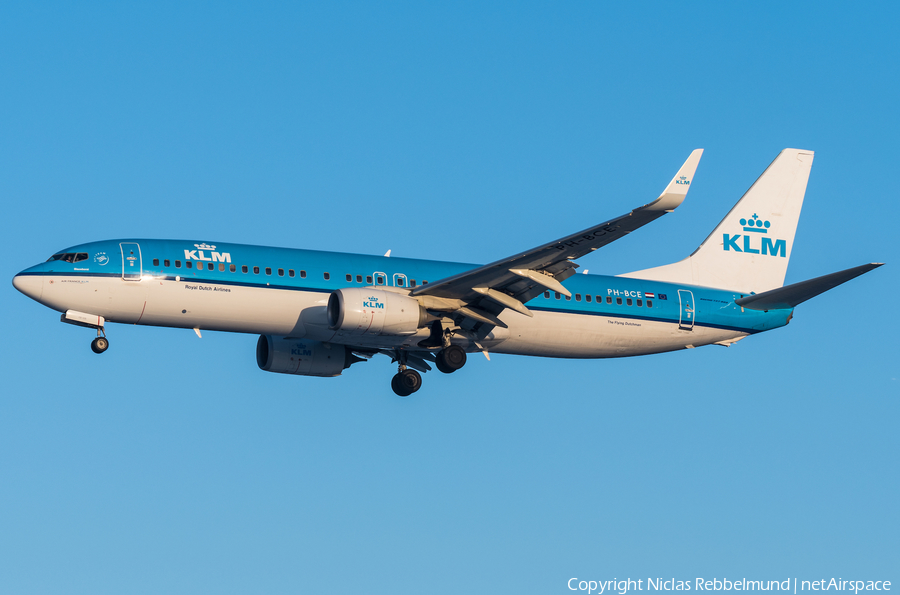 KLM - Royal Dutch Airlines Boeing 737-8K2 (PH-BCE) | Photo 289476