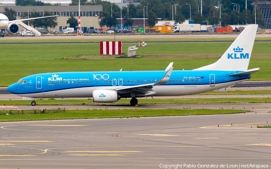 KLM - Royal Dutch Airlines Boeing 737-8K2 (PH-BCG) | Photo 350290