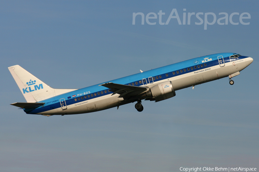 KLM - Royal Dutch Airlines Boeing 737-406 (PH-BDS) | Photo 197533