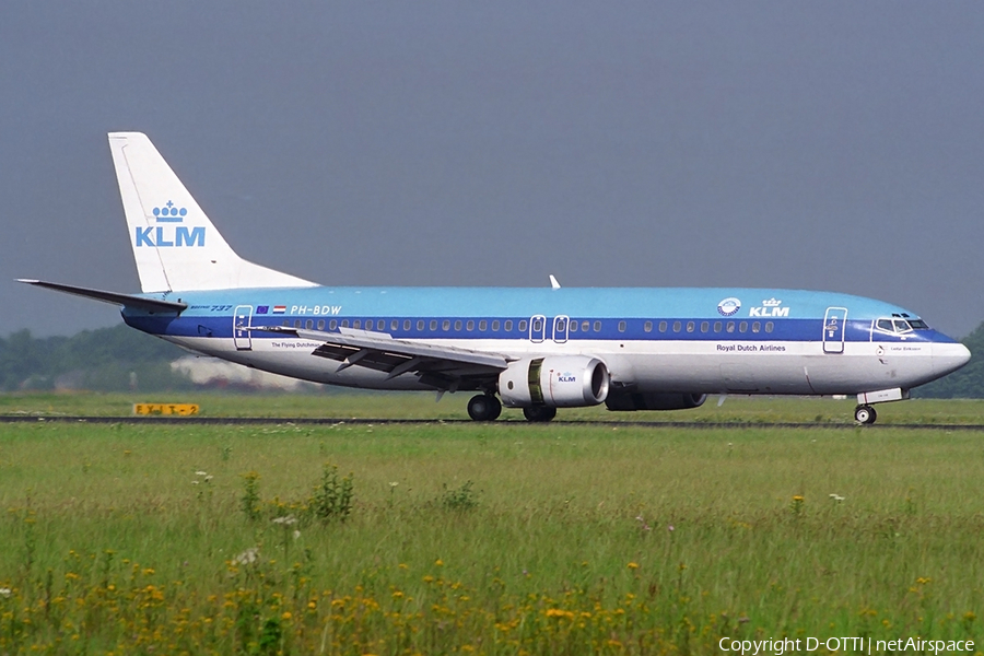 KLM - Royal Dutch Airlines Boeing 737-406 (PH-BDW) | Photo 247581