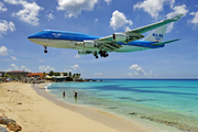 KLM - Royal Dutch Airlines Boeing 747-406 (PH-BFA) at  Philipsburg - Princess Juliana International, Netherland Antilles