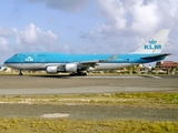 KLM - Royal Dutch Airlines Boeing 747-406 (PH-BFA) at  Philipsburg - Princess Juliana International, Netherland Antilles