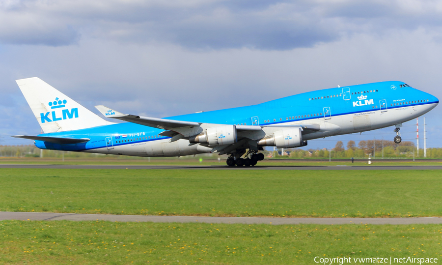 KLM - Royal Dutch Airlines Boeing 747-406 (PH-BFB) | Photo 157226