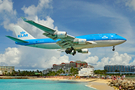 KLM - Royal Dutch Airlines Boeing 747-406 (PH-BFB) at  Philipsburg - Princess Juliana International, Netherland Antilles