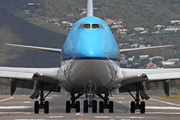 KLM - Royal Dutch Airlines Boeing 747-406 (PH-BFB) at  Philipsburg - Princess Juliana International, Netherland Antilles