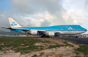 KLM - Royal Dutch Airlines Boeing 747-406 (PH-BFB) at  Philipsburg - Princess Juliana International, Netherland Antilles