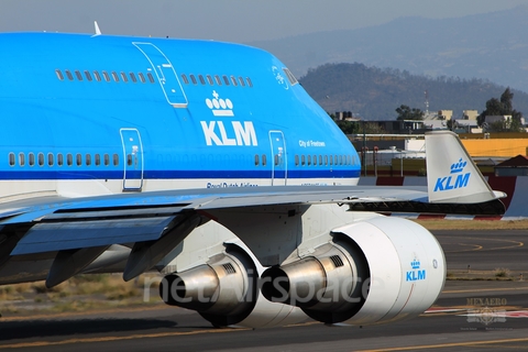 KLM - Royal Dutch Airlines Boeing 747-406(M) (PH-BFF) at  Mexico City - Lic. Benito Juarez International, Mexico