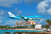 KLM - Royal Dutch Airlines Boeing 747-406(M) (PH-BFH) at  Philipsburg - Princess Juliana International, Netherland Antilles
