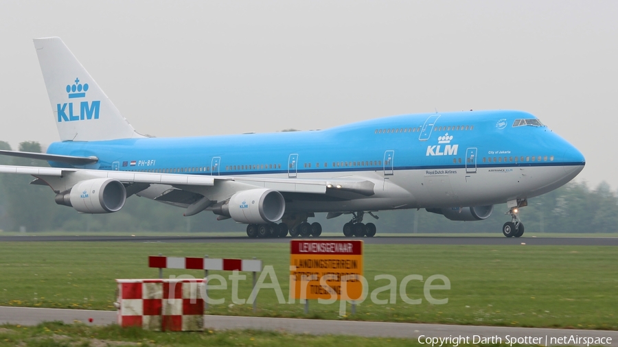 KLM - Royal Dutch Airlines Boeing 747-406(M) (PH-BFI) | Photo 216505