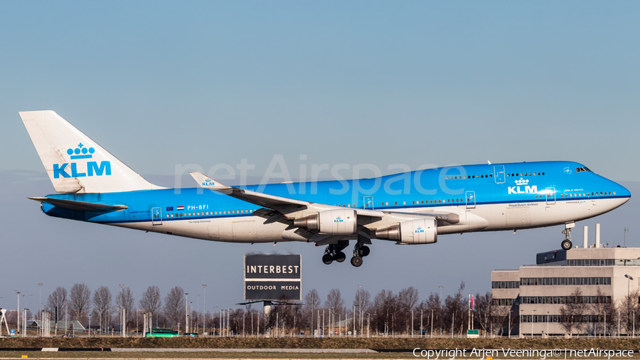 KLM - Royal Dutch Airlines Boeing 747-406(M) (PH-BFI) | Photo 226595