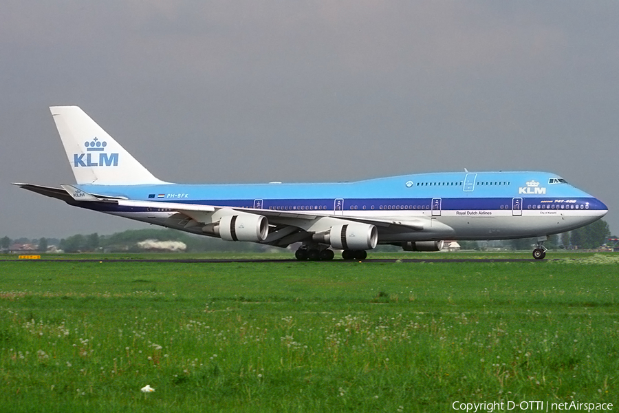 KLM - Royal Dutch Airlines Boeing 747-406(M) (PH-BFK) | Photo 191378