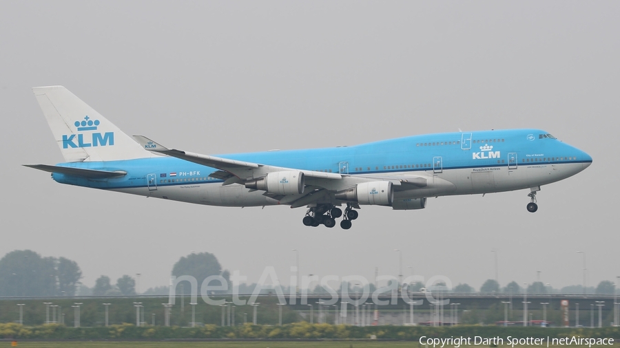 KLM - Royal Dutch Airlines Boeing 747-406(M) (PH-BFK) | Photo 216508
