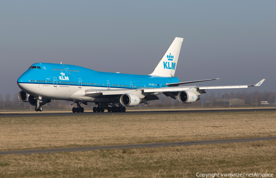 KLM - Royal Dutch Airlines Boeing 747-406(M) (PH-BFK) | Photo 293540