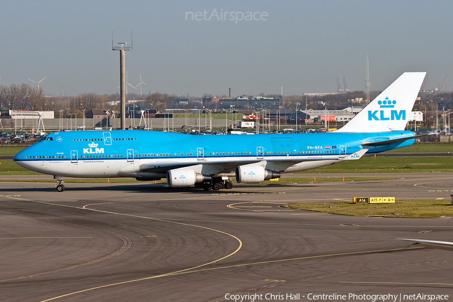 KLM - Royal Dutch Airlines Boeing 747-406(M) (PH-BFK) | Photo 46268