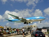KLM - Royal Dutch Airlines Boeing 747-406 (PH-BFL) at  Philipsburg - Princess Juliana International, Netherland Antilles