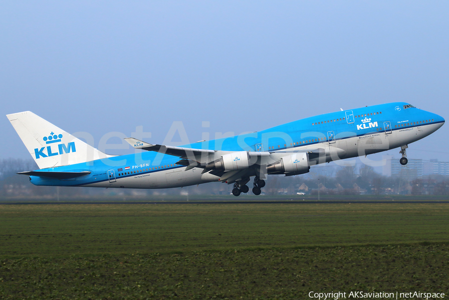 KLM - Royal Dutch Airlines Boeing 747-406 (PH-BFN) | Photo 116542