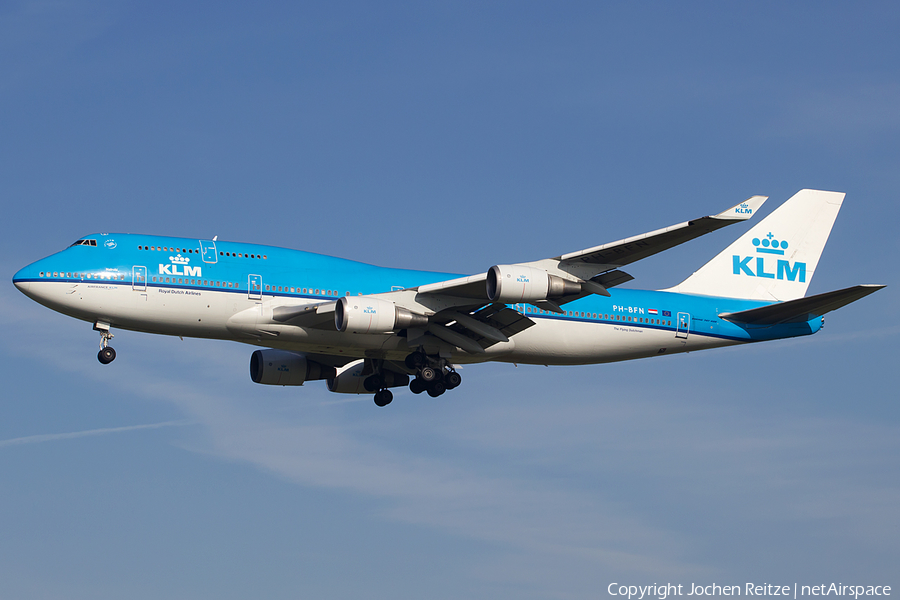 KLM - Royal Dutch Airlines Boeing 747-406 (PH-BFN) | Photo 82267