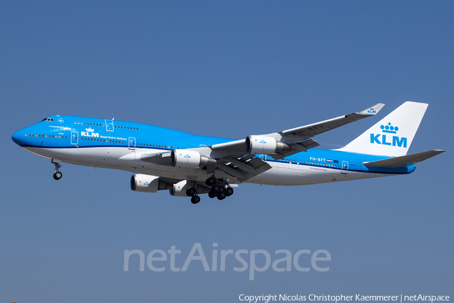 KLM - Royal Dutch Airlines Boeing 747-406(M) (PH-BFT) | Photo 100401