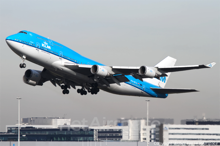 KLM - Royal Dutch Airlines Boeing 747-406(M) (PH-BFU) | Photo 431170