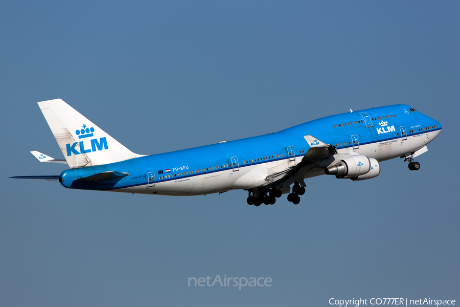 KLM - Royal Dutch Airlines Boeing 747-406(M) (PH-BFU) | Photo 194393