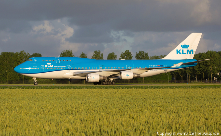 KLM - Royal Dutch Airlines Boeing 747-406(M) (PH-BFV) | Photo 216859