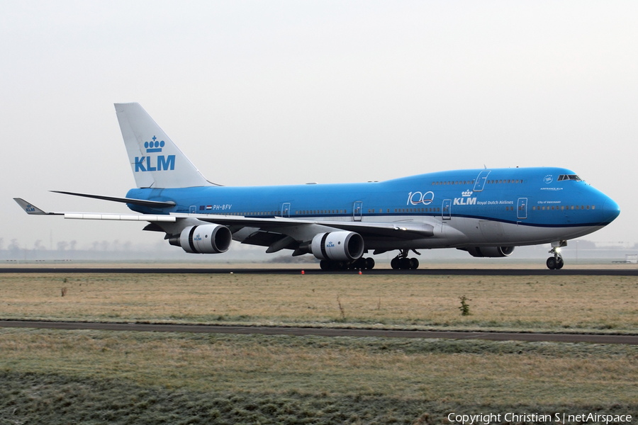 KLM - Royal Dutch Airlines Boeing 747-406(M) (PH-BFV) | Photo 365510