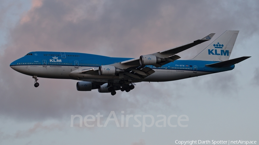 KLM - Royal Dutch Airlines Boeing 747-406(M) (PH-BFW) | Photo 225174