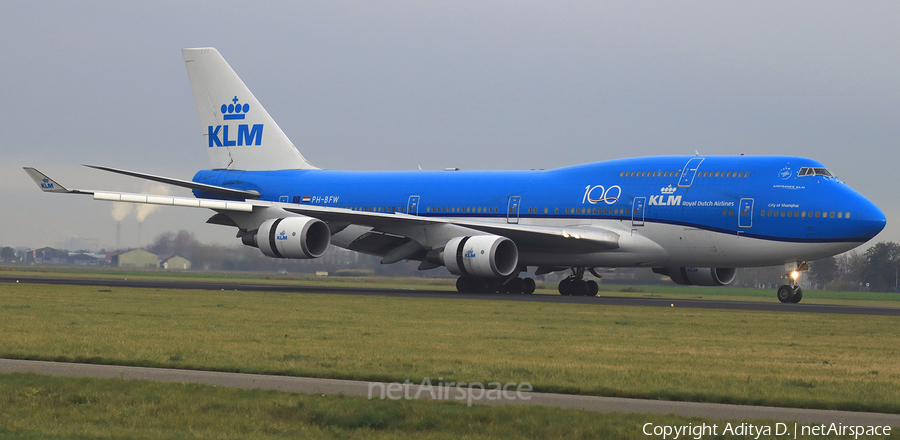 KLM - Royal Dutch Airlines Boeing 747-406(M) (PH-BFW) | Photo 360867