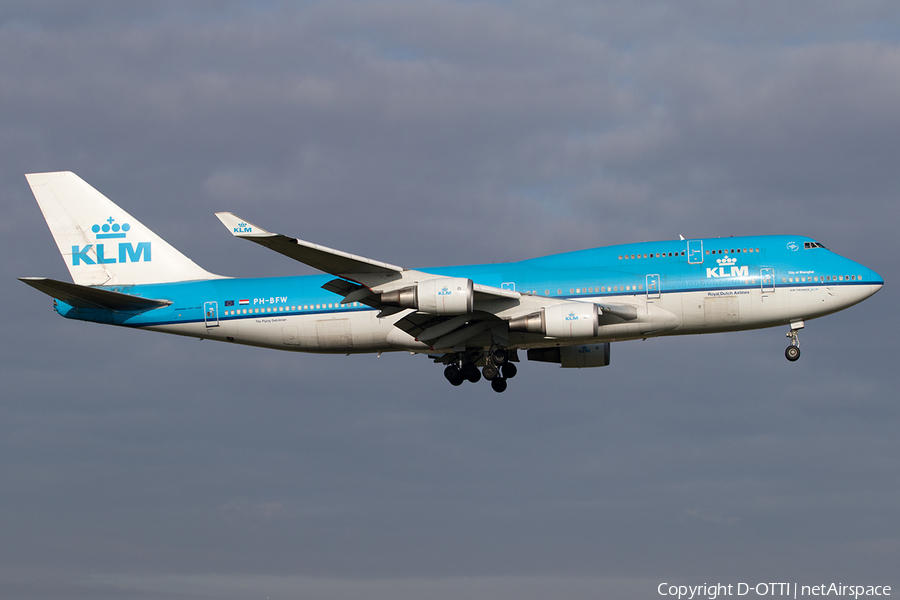 KLM - Royal Dutch Airlines Boeing 747-406(M) (PH-BFW) | Photo 529489