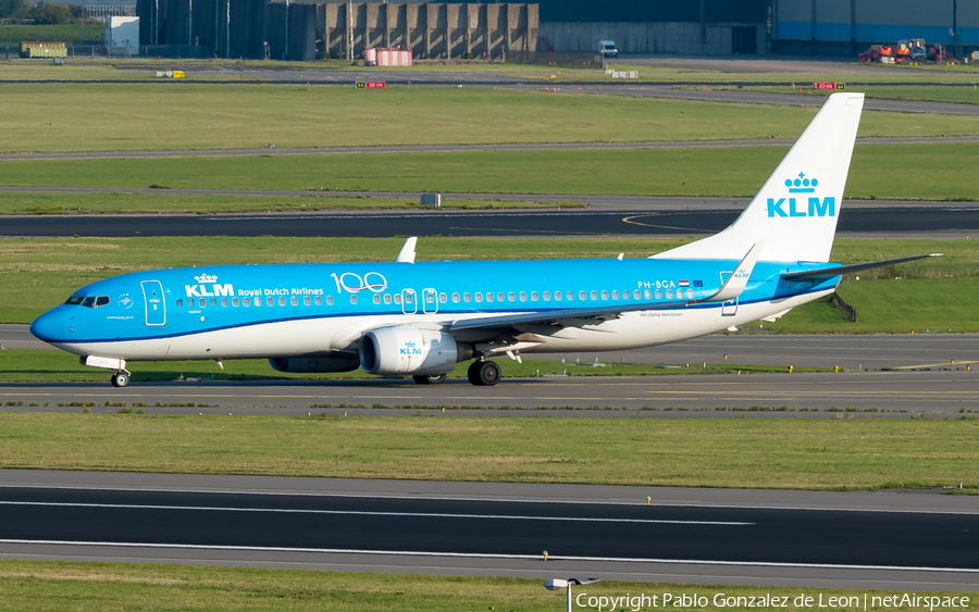 KLM - Royal Dutch Airlines Boeing 737-8K2 (PH-BGA) | Photo 350608