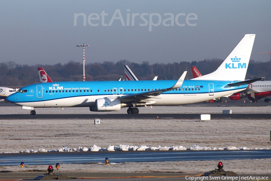 KLM - Royal Dutch Airlines Boeing 737-8K2 (PH-BGA) | Photo 140027