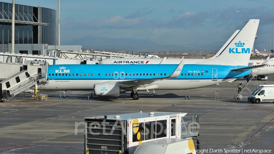 KLM - Royal Dutch Airlines Boeing 737-8K2 (PH-BGA) | Photo 215295