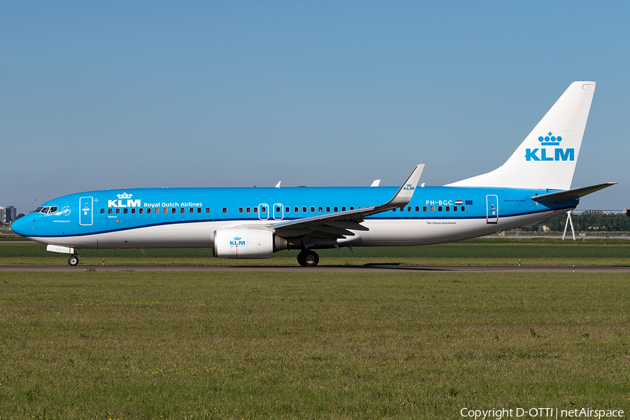 KLM - Royal Dutch Airlines Boeing 737-8K2 (PH-BGC) | Photo 165972